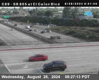 SB 805 at El Cajon Blvd (On Ramp)