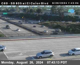 SB 805 at El Cajon Blvd (On Ramp)