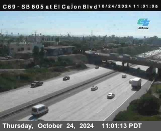 SB 805 at El Cajon Blvd (On Ramp)