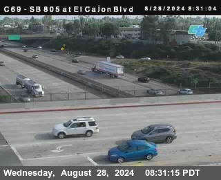 SB 805 at El Cajon Blvd (On Ramp)