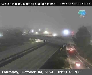 SB 805 at El Cajon Blvd (On Ramp)