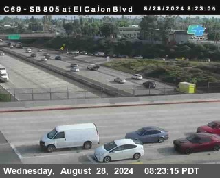 SB 805 at El Cajon Blvd (On Ramp)