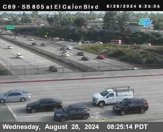 SB 805 at El Cajon Blvd (On Ramp)