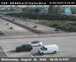 SB 805 at El Cajon Blvd (On Ramp)