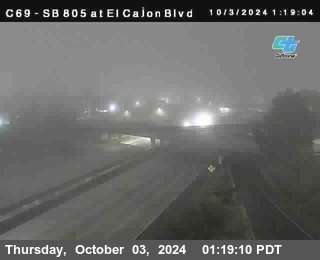 SB 805 at El Cajon Blvd (On Ramp)