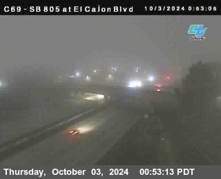 SB 805 at El Cajon Blvd (On Ramp)