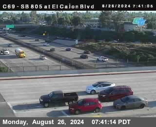 SB 805 at El Cajon Blvd (On Ramp)