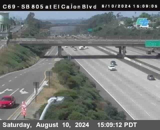 SB 805 at El Cajon Blvd (On Ramp)