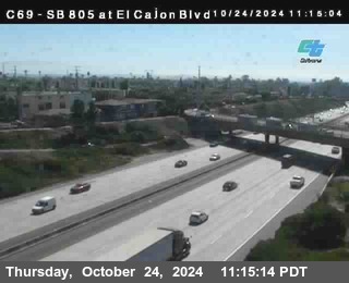 SB 805 at El Cajon Blvd (On Ramp)