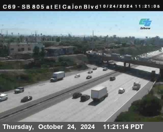 SB 805 at El Cajon Blvd (On Ramp)