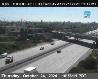 SB 805 at El Cajon Blvd (On Ramp)