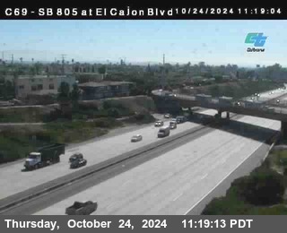 SB 805 at El Cajon Blvd (On Ramp)