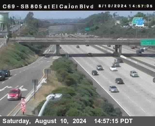 SB 805 at El Cajon Blvd (On Ramp)