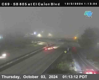 SB 805 at El Cajon Blvd (On Ramp)