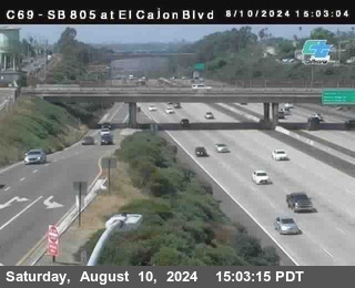 SB 805 at El Cajon Blvd (On Ramp)