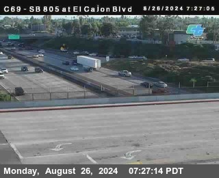 SB 805 at El Cajon Blvd (On Ramp)