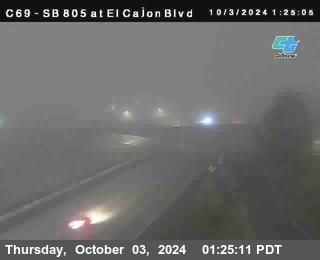 SB 805 at El Cajon Blvd (On Ramp)