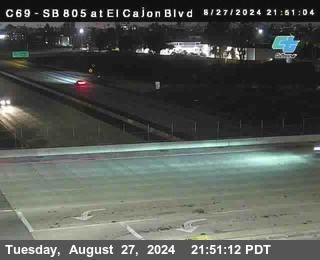 SB 805 at El Cajon Blvd (On Ramp)