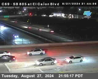 SB 805 at El Cajon Blvd (On Ramp)