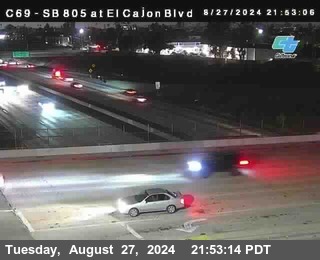 SB 805 at El Cajon Blvd (On Ramp)