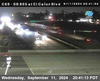 SB 805 at El Cajon Blvd (On Ramp)