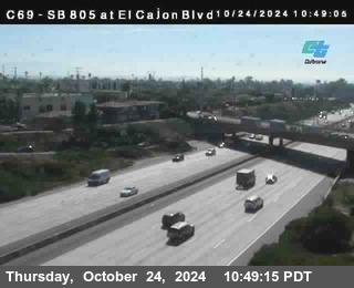 SB 805 at El Cajon Blvd (On Ramp)