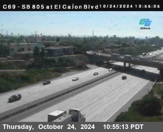 SB 805 at El Cajon Blvd (On Ramp)