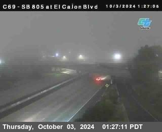 SB 805 at El Cajon Blvd (On Ramp)