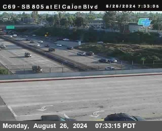 SB 805 at El Cajon Blvd (On Ramp)