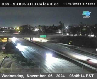 SB 805 at El Cajon Blvd (On Ramp)