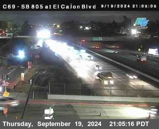 SB 805 at El Cajon Blvd (On Ramp)