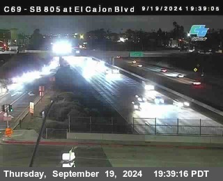 SB 805 at El Cajon Blvd (On Ramp)