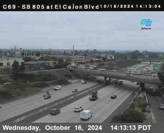 SB 805 at El Cajon Blvd (On Ramp)