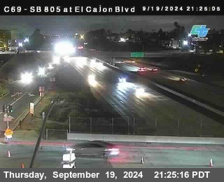 SB 805 at El Cajon Blvd (On Ramp)