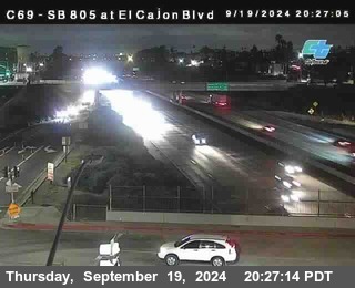 SB 805 at El Cajon Blvd (On Ramp)