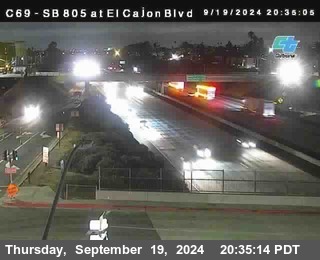 SB 805 at El Cajon Blvd (On Ramp)