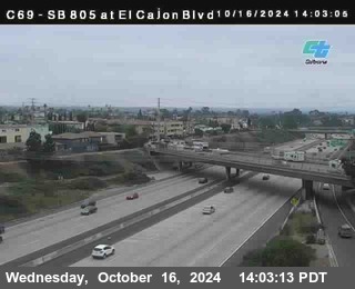 SB 805 at El Cajon Blvd (On Ramp)