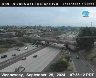 SB 805 at El Cajon Blvd (On Ramp)