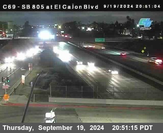 SB 805 at El Cajon Blvd (On Ramp)