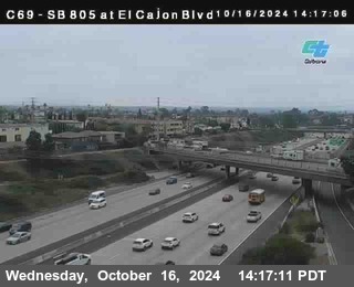 SB 805 at El Cajon Blvd (On Ramp)