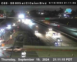 SB 805 at El Cajon Blvd (On Ramp)