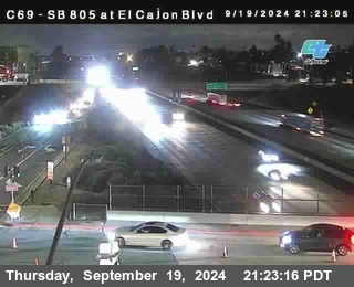 SB 805 at El Cajon Blvd (On Ramp)