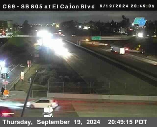 SB 805 at El Cajon Blvd (On Ramp)