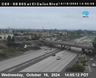 SB 805 at El Cajon Blvd (On Ramp)