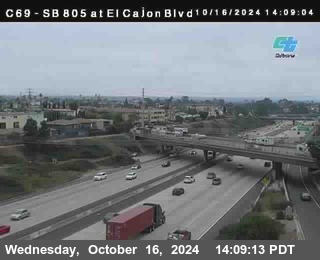 SB 805 at El Cajon Blvd (On Ramp)