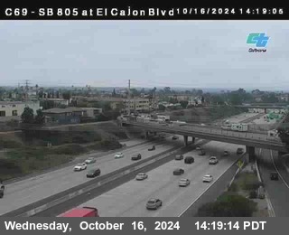 SB 805 at El Cajon Blvd (On Ramp)