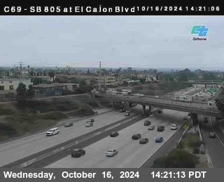 SB 805 at El Cajon Blvd (On Ramp)