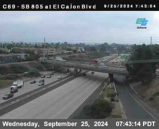 SB 805 at El Cajon Blvd (On Ramp)