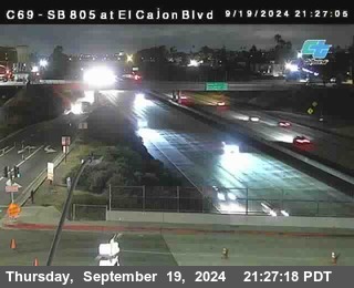 SB 805 at El Cajon Blvd (On Ramp)