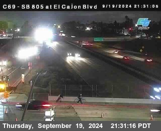 SB 805 at El Cajon Blvd (On Ramp)